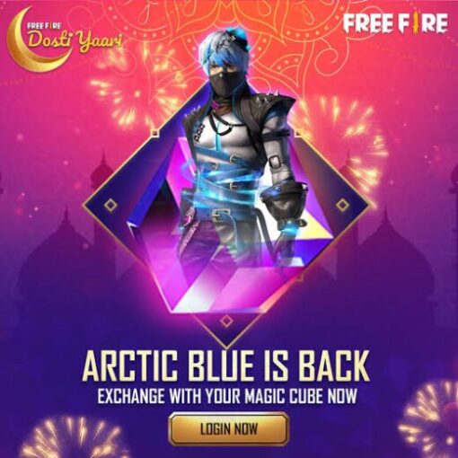 Free Fire Arctic Blue Bundle