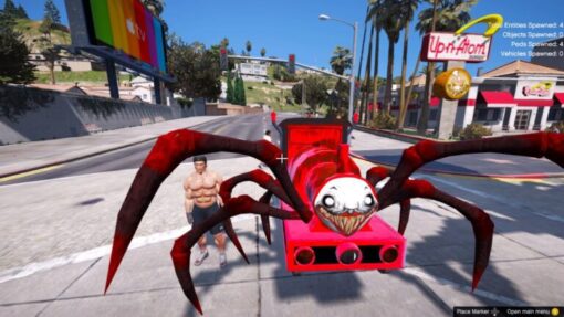 GTA 5 Mods Choo Choo Charles Medium