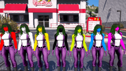 Colourful She Hulk Combo Pack