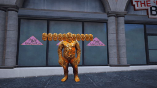 Lava Mutant 10 Head in Ropehero Addon Ped