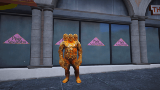 Lava Mutant 3 Head in Ropehero Addon Ped
