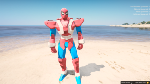 Spiderman Robot Addon Ped (Lv4)