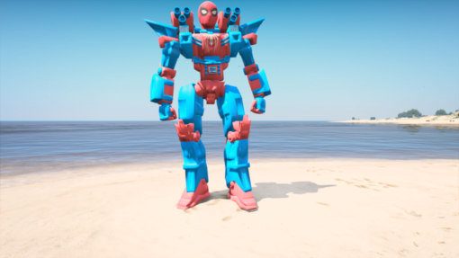 Spiderman Robot Addon Ped (Lv6)