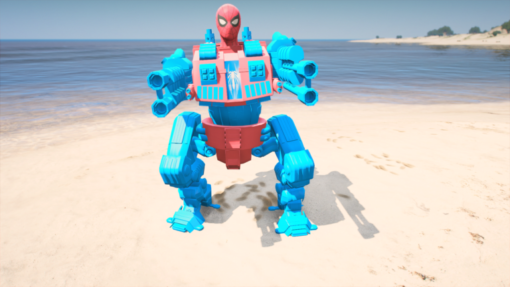 Spiderman Robot Addon Ped (Lv7)