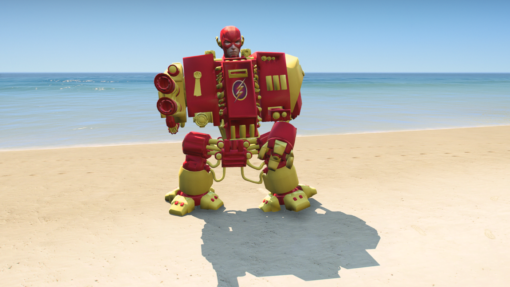 Robot Flash Addon Ped