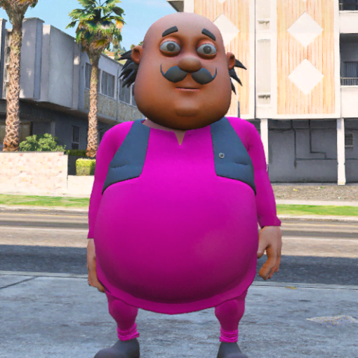 Motu in pink MOTU PATLU Addon Ped