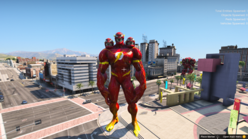 Giant 3 Head Venom Flash Addon Ped