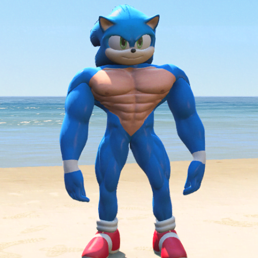 Muscular Sonic Addon Ped