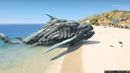 Monster Shark Addon Ped
