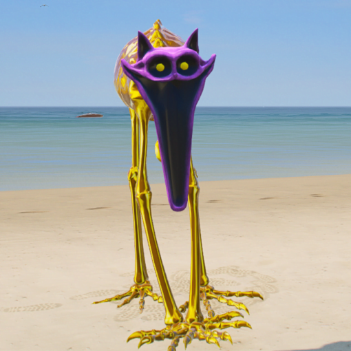Gold Monster CatNap Addon Ped