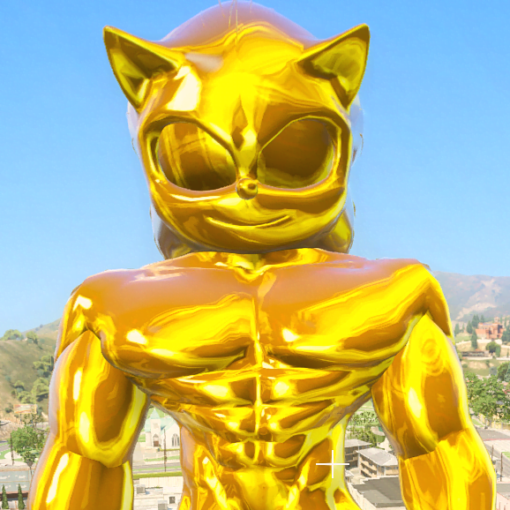 Gold Muscular Sonic Giant Addon Ped