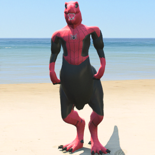 Dinosaur Spiderman 4